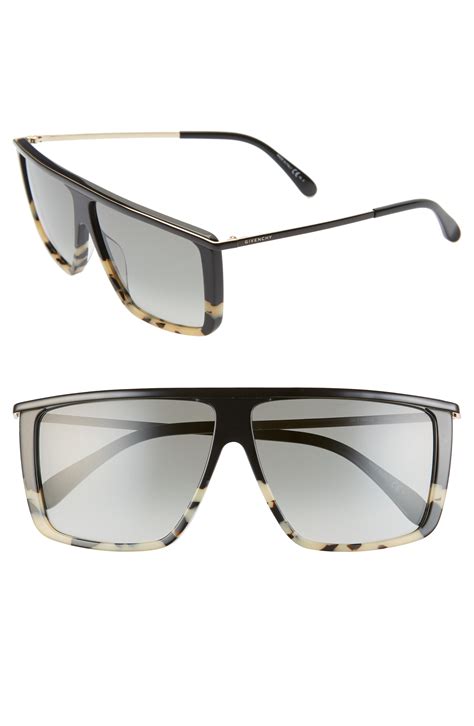 givenchy 62mm oversize flat top sunglasses|Men's Designer Sunglasses .